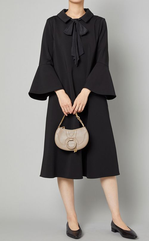 コンパクトジャージースカーフドレス