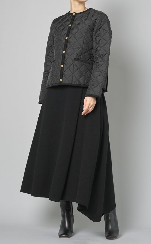 キルティングショートジャケット