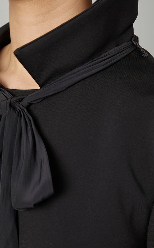 コンパクトジャージースカーフドレス