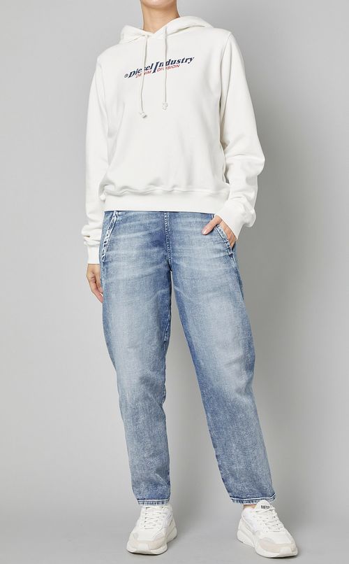 ボーイフレンドジョグジーンズパンツ