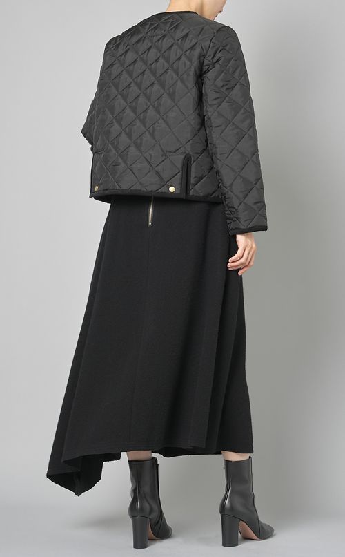 キルティングショートジャケット