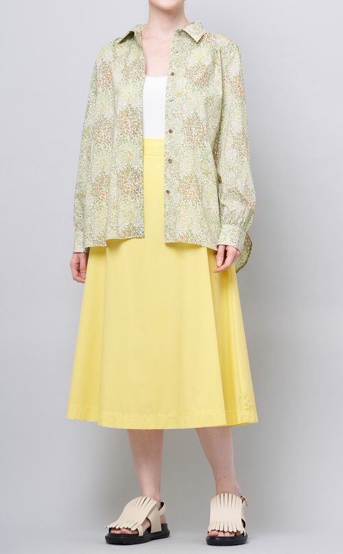 リバティプリントシャツブラウス