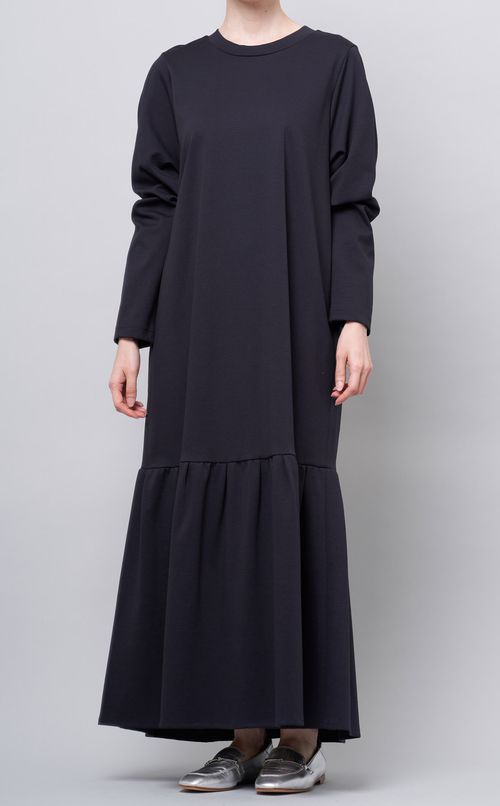 カットソーティアードワンピース