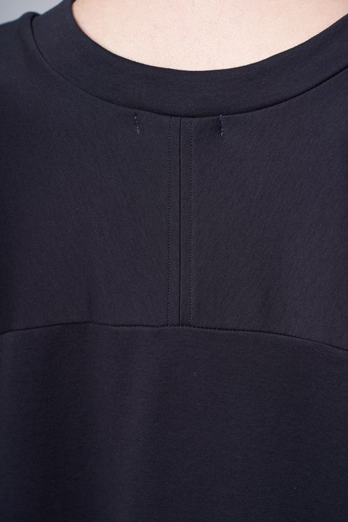 カットソーティアードワンピース