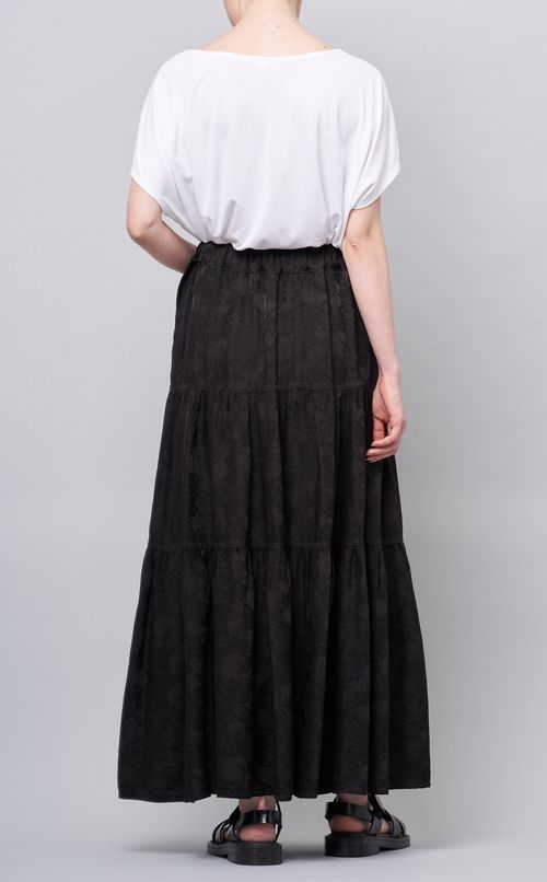 ジャカードティアードスカート