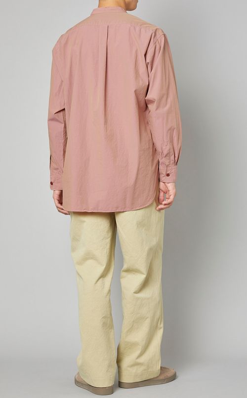 ウォッシュドシャンブレープルオーバーシャツ