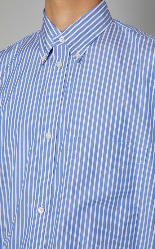 フィンクスコットンクロップドシャツ