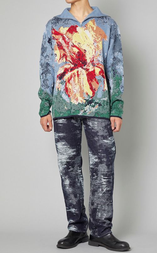 レギュラーデニムパンツ