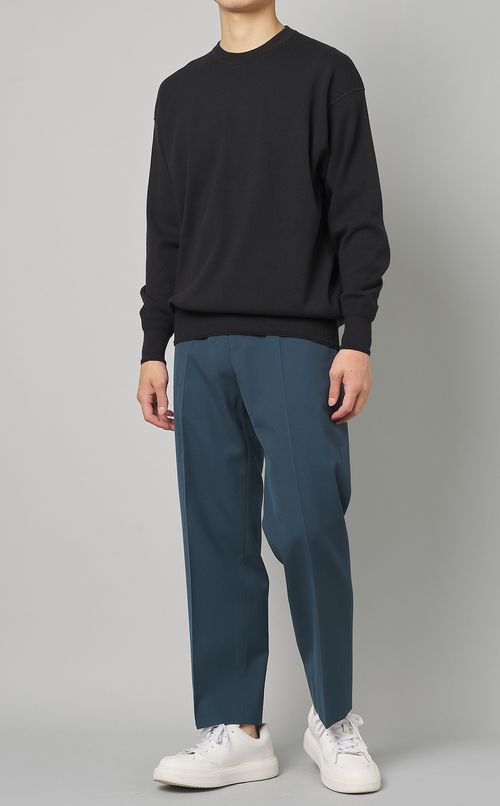 コットンカシミヤプルオーバーニット