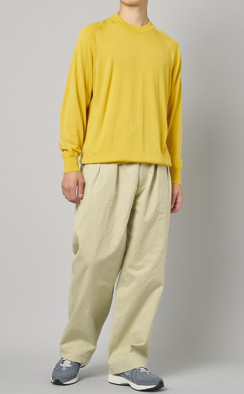 ギャバジンタックパンツ