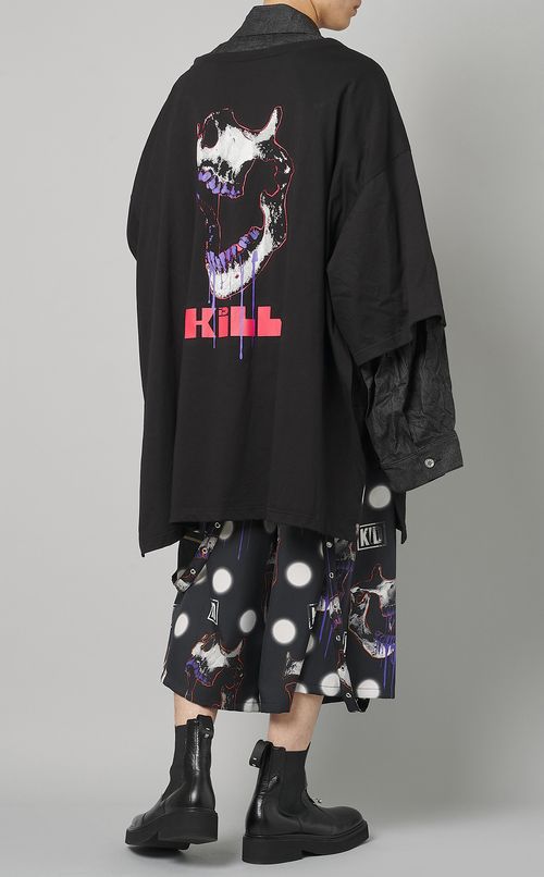 レイヤードデニムジャケット