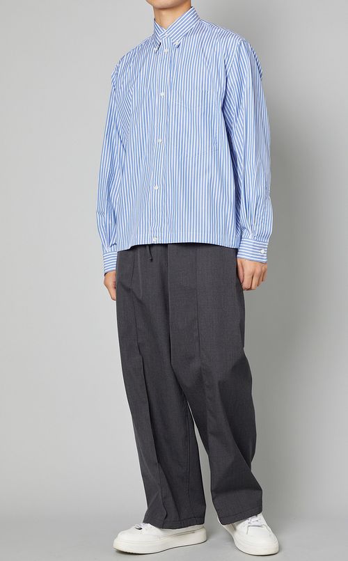 フィンクスコットンクロップドシャツ