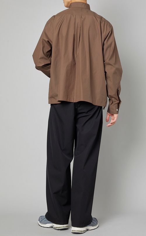 フィンクスコットンクロップドシャツ