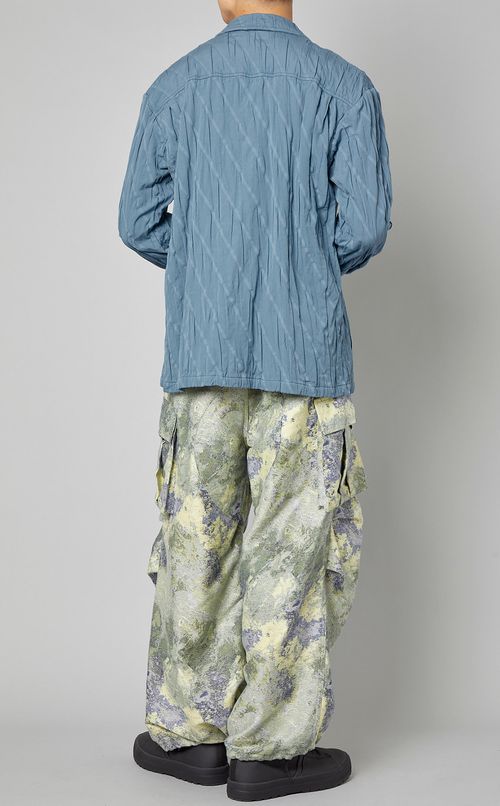 コットンプリーツシャツ