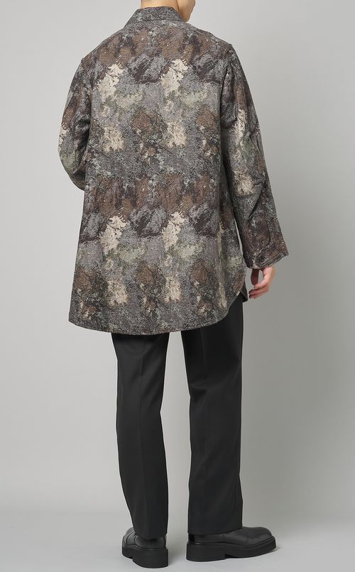 マルチジャカードロングシャツ