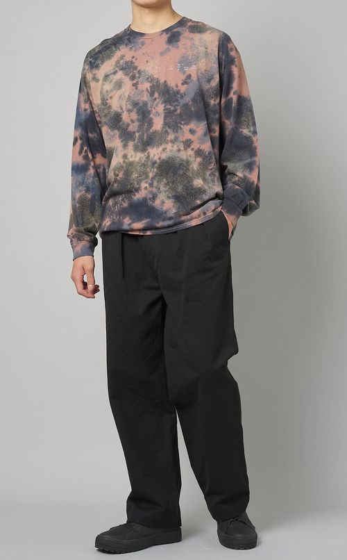 ロゴタイダイロングスリーブTシャツ