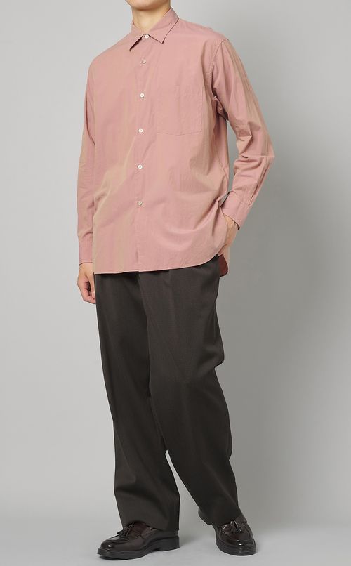 メランジウールギャバワイドトラウザーズ