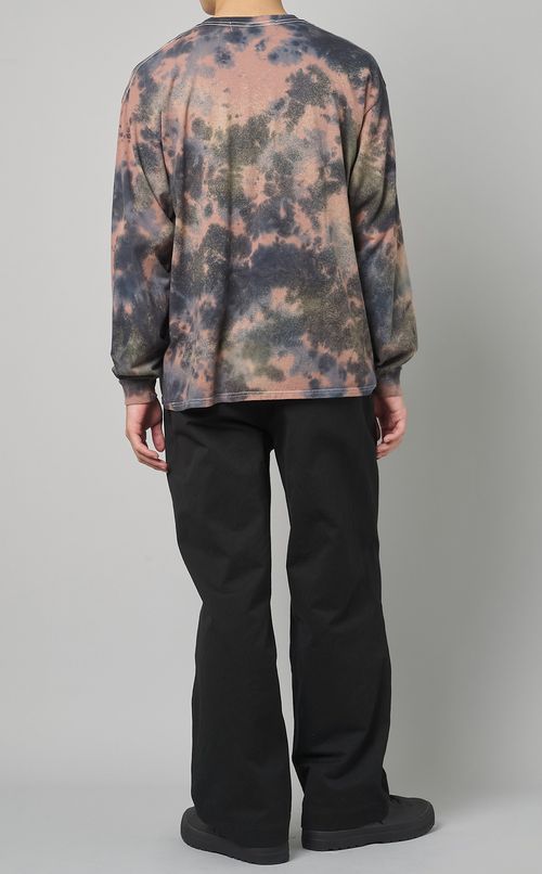 ロゴタイダイロングスリーブTシャツ
