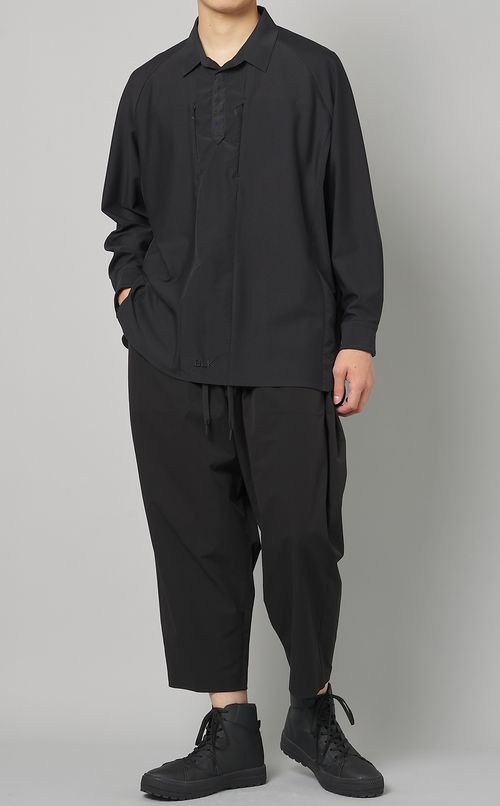 ストレッチサルエルパンツ