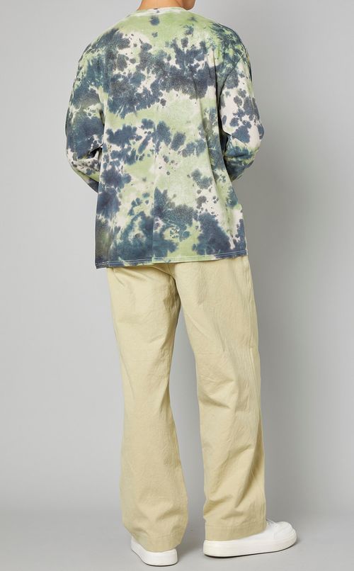 ロゴタイダイロングスリーブTシャツ