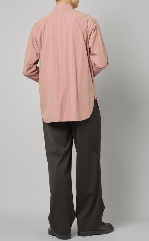 メランジウールギャバワイドトラウザーズ