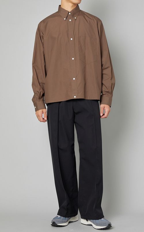 ウールギャバジンイージートラウザー