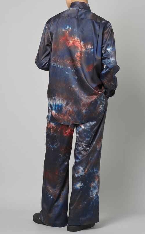 グラフィックプリントレギュラーシャツ