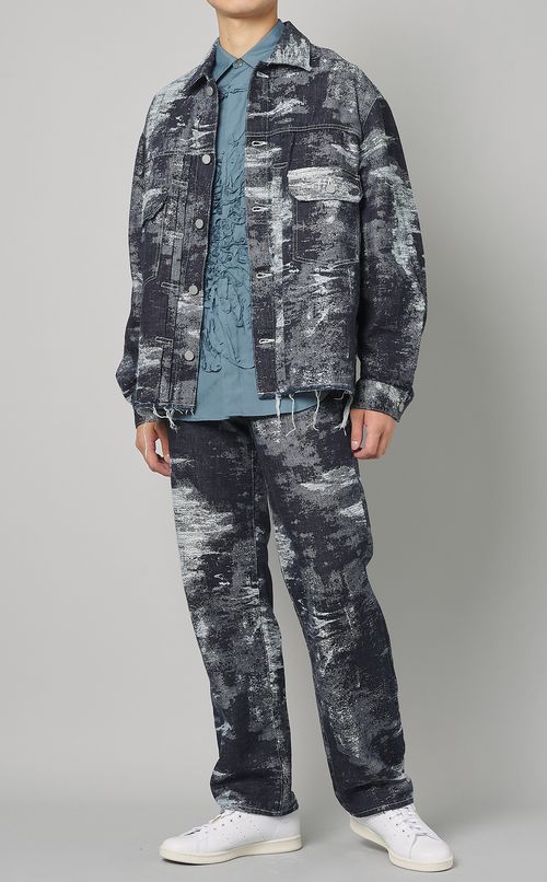 テープエンブロイダリーシャツ