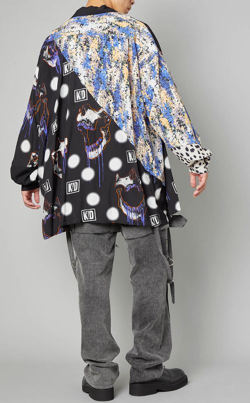 スラッシュオープンカラーシャツ