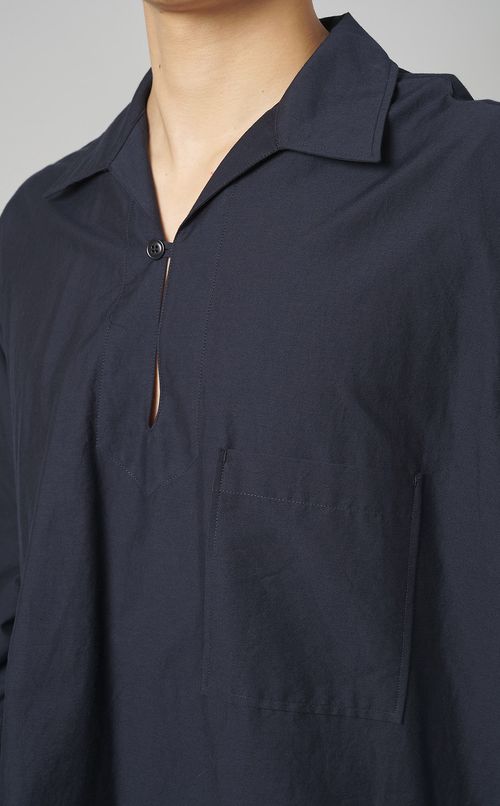 コットンシルクプルオーバー