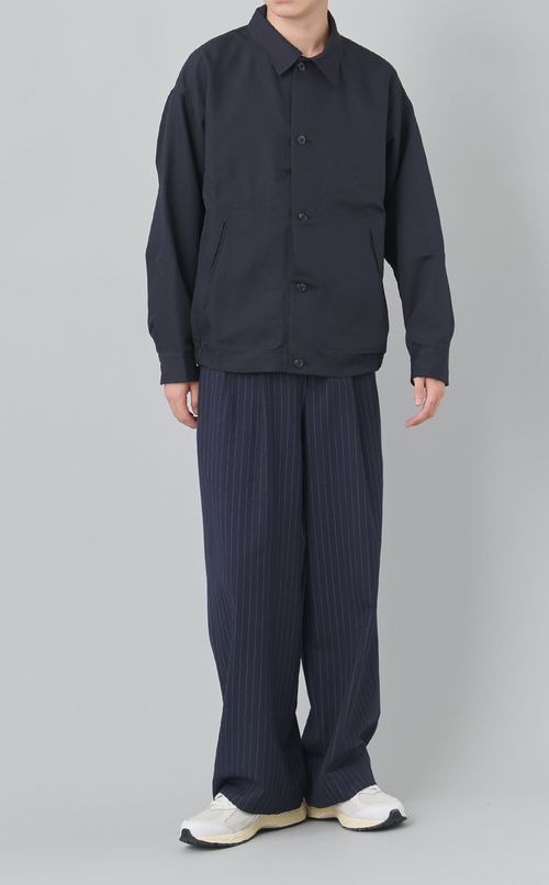 ポリエステルショートカバーオール