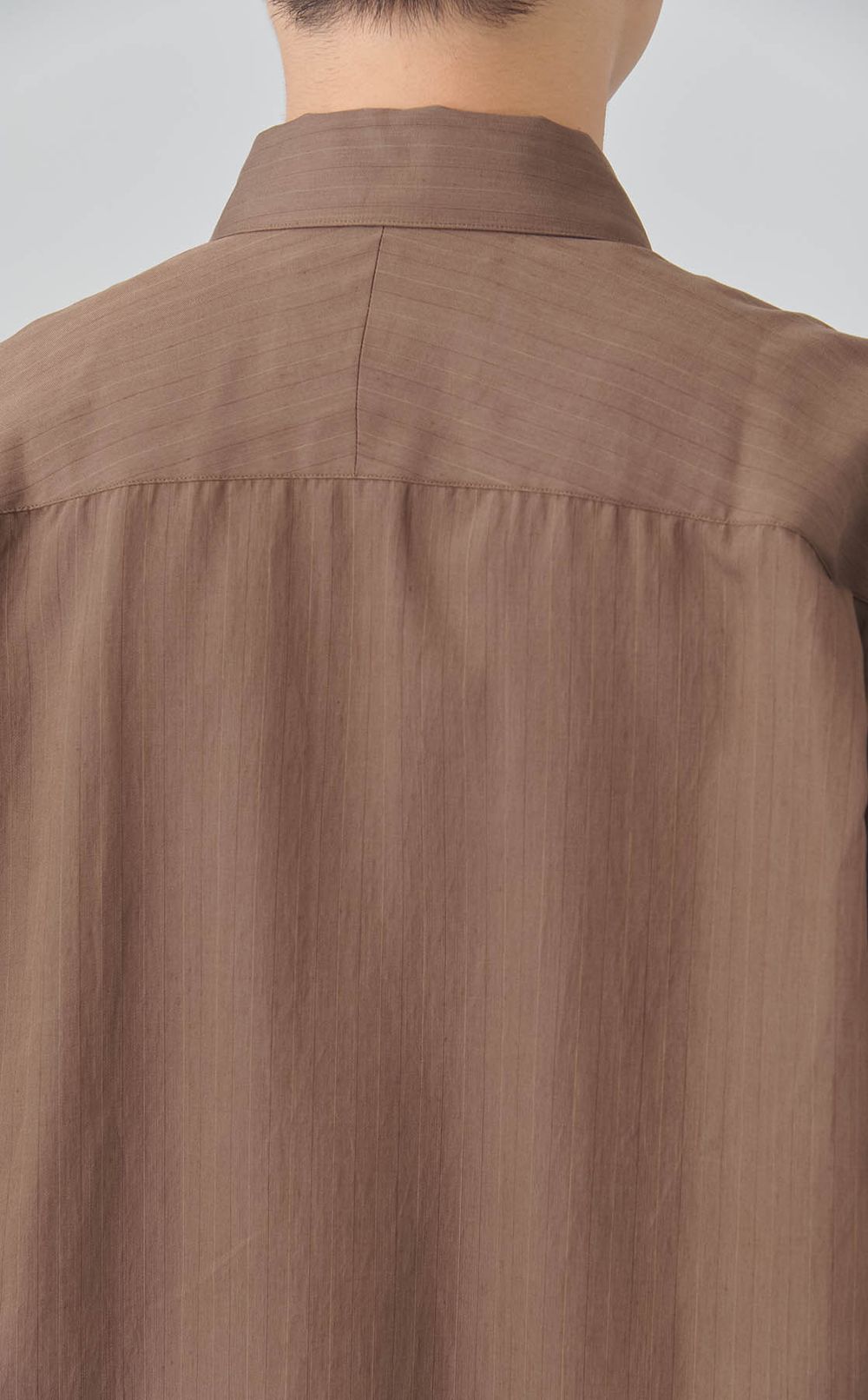 ピンストライプオーバーサイズドシャツ