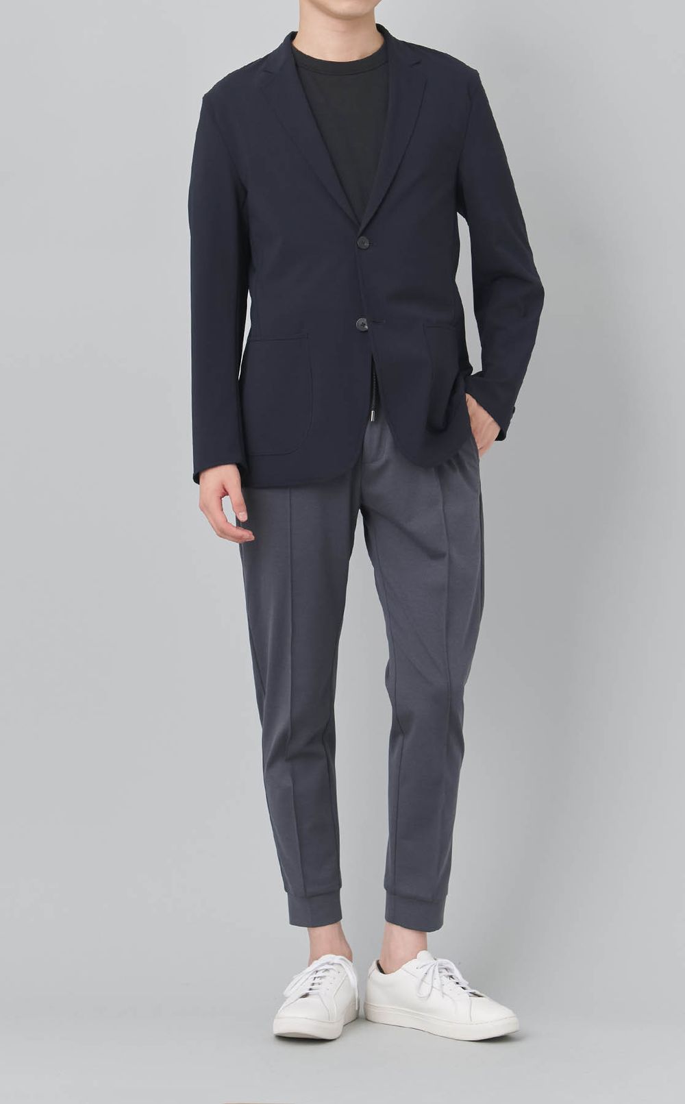 ウールジャージリブパンツ