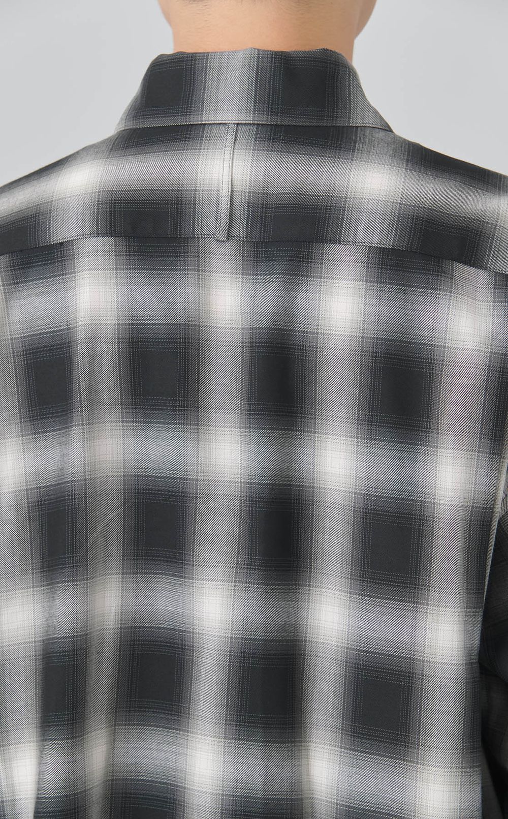 リラックスオンブレチェックシャツ