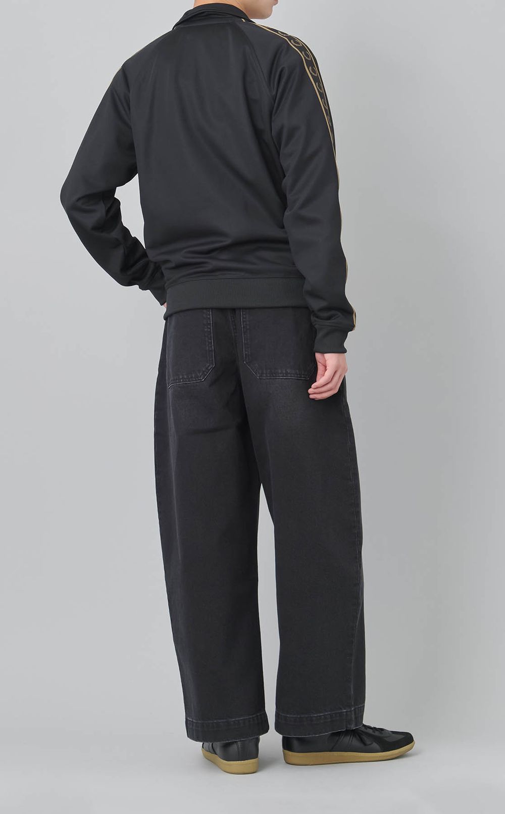 コントラストテープトラックジャケット