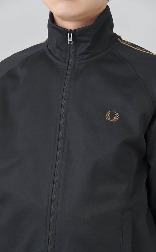 コントラストテープトラックジャケット