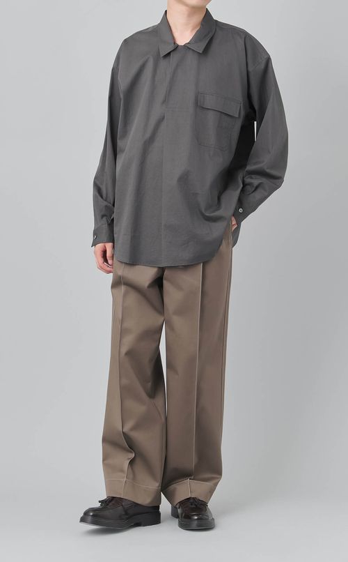 ラッププルオーバーシャツ