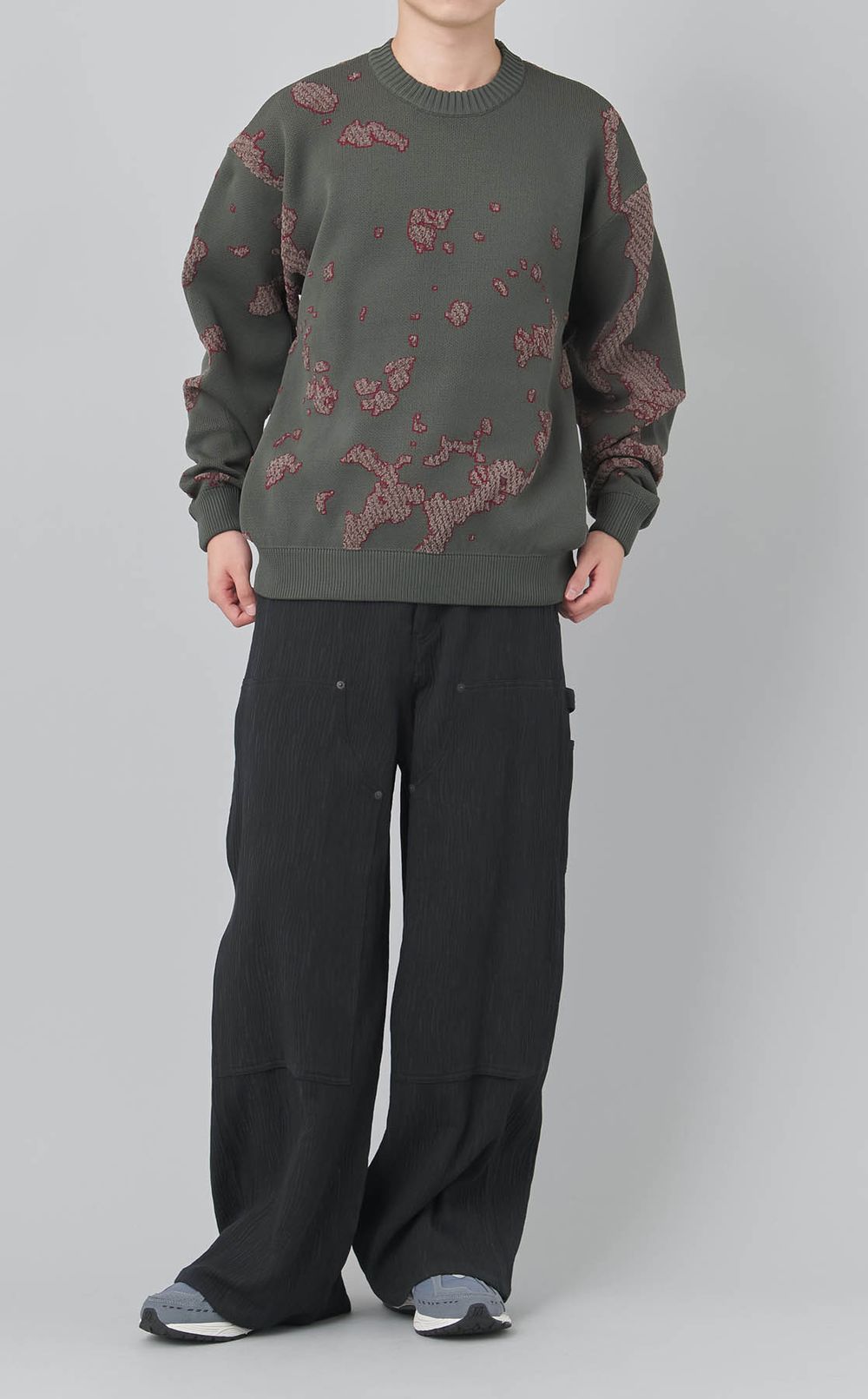 クレープペインターパンツ