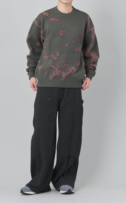 クレープペインターパンツ