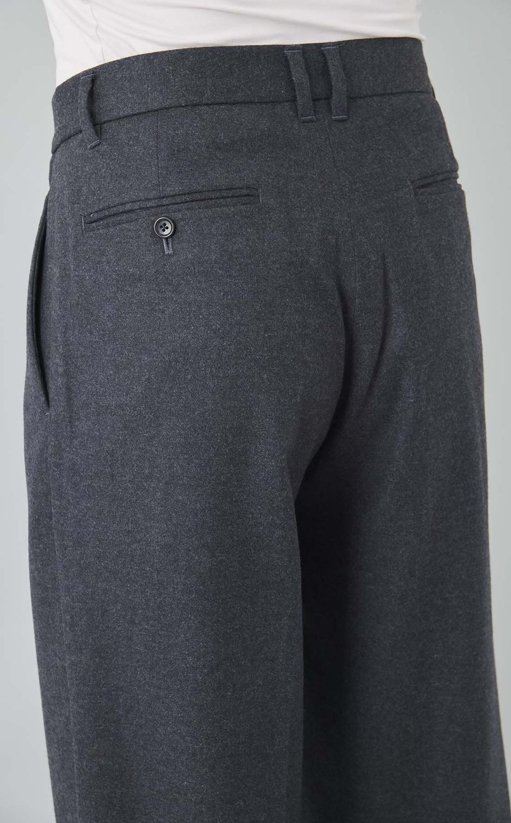ウールカシミヤタックパンツ