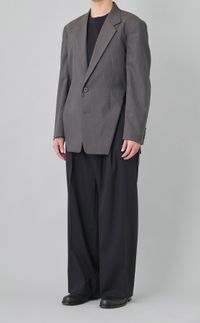ドビークロスベルテッドワイドパンツ