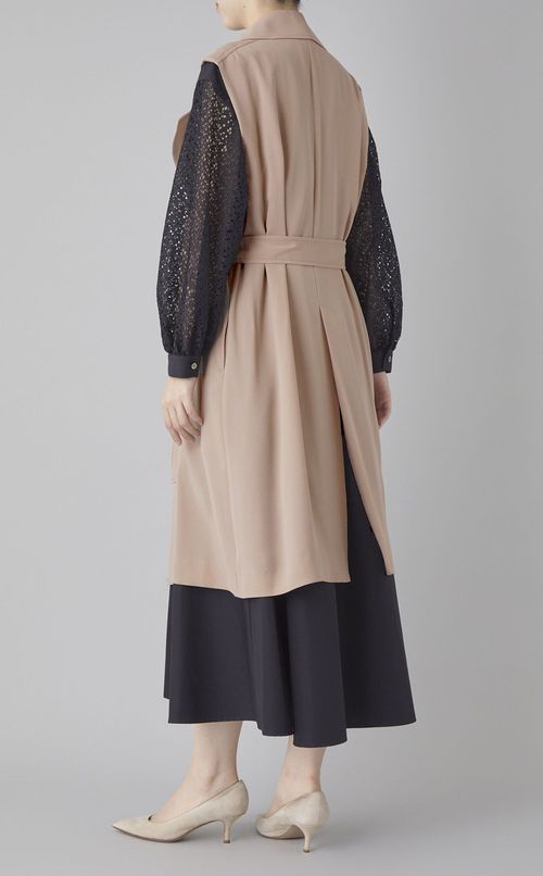 ラップデザインロングジレ