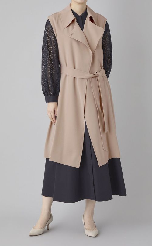 ラップデザインロングジレ