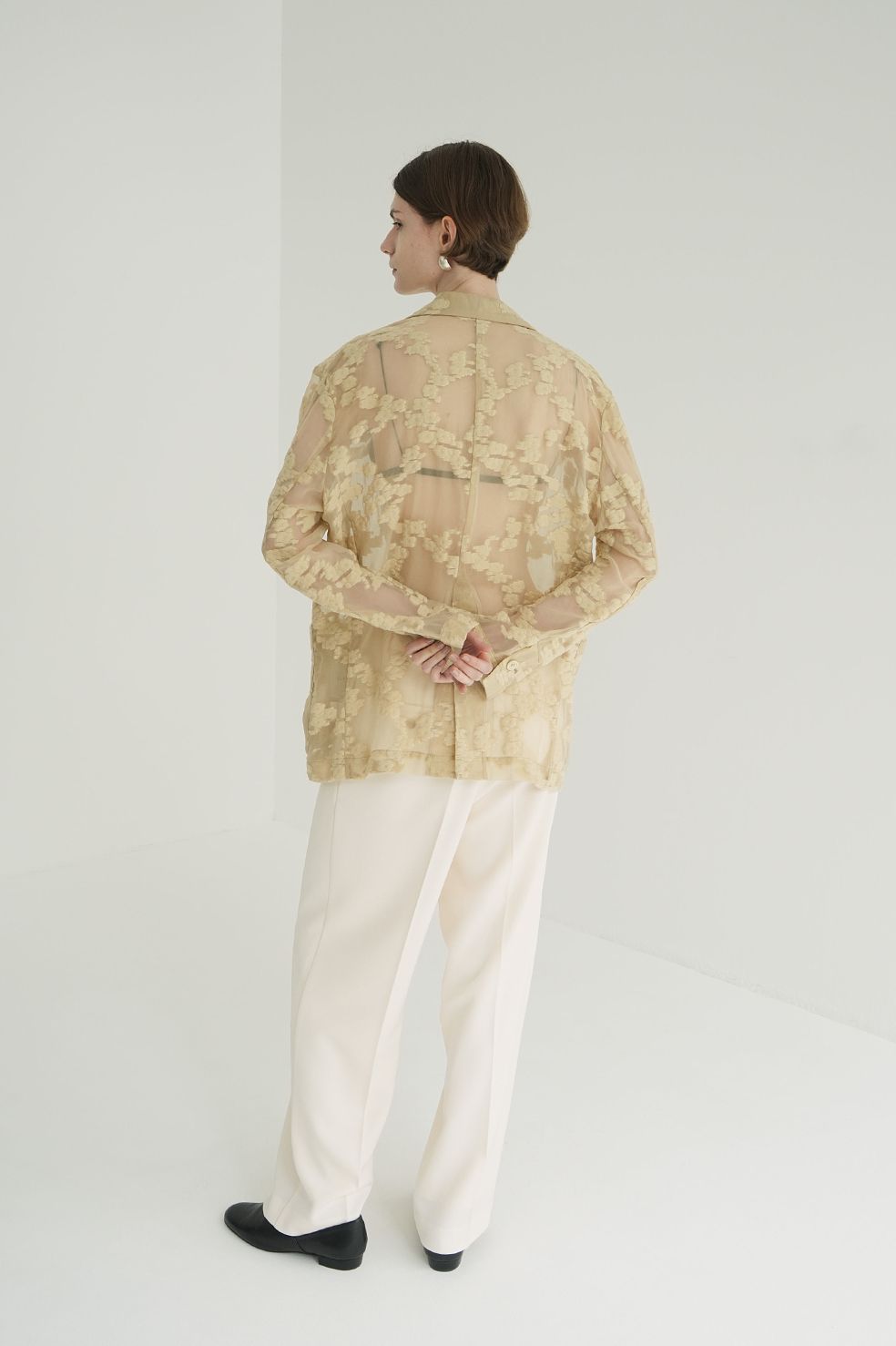 フラワーシアージャガードジャケット