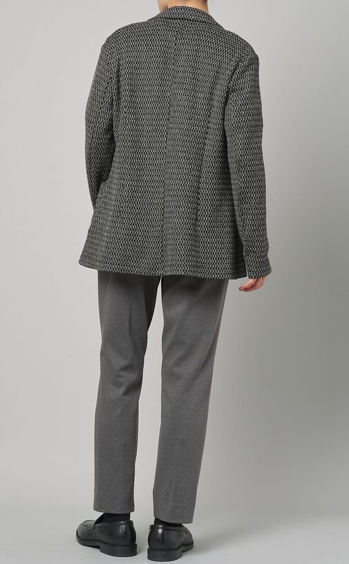 メッシュジャガードジャージジャケット