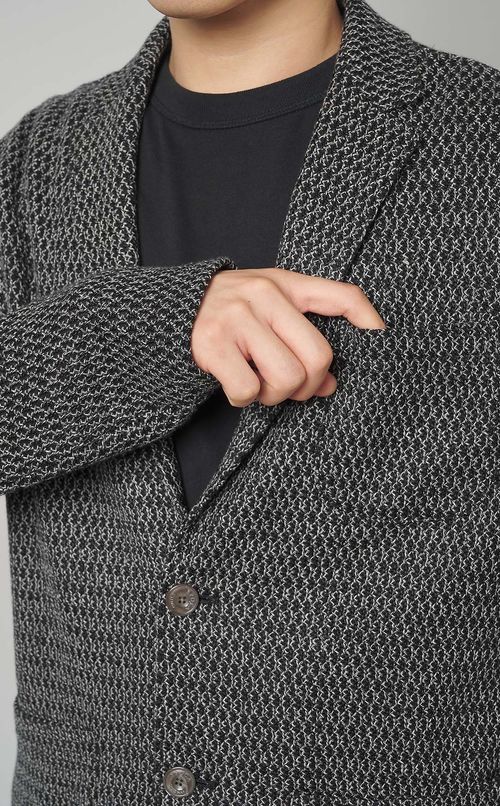 メッシュジャガードジャージジャケット