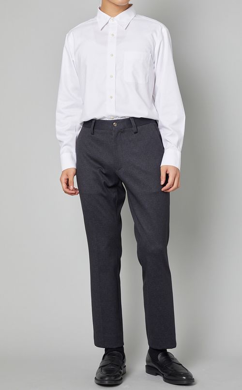 ポリレーヨンテーパードパンツ