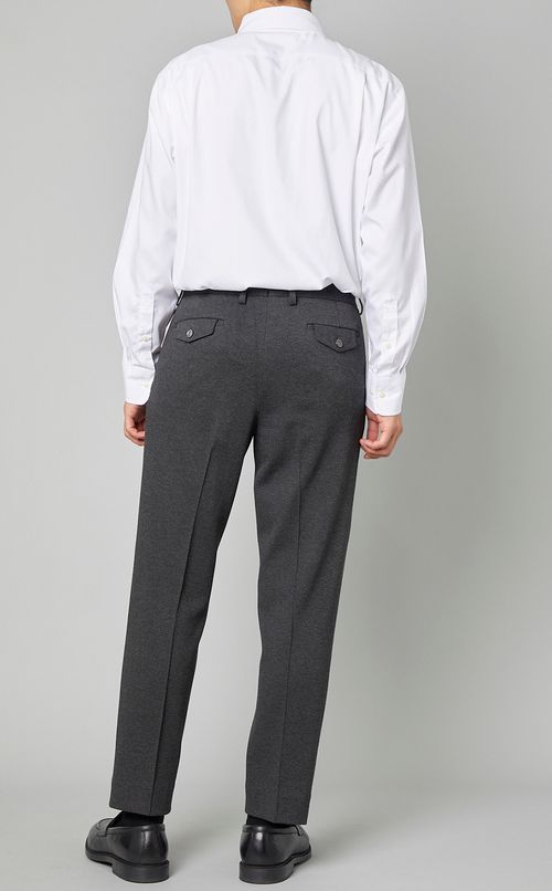 レーヨンジャガードテーパードパンツ