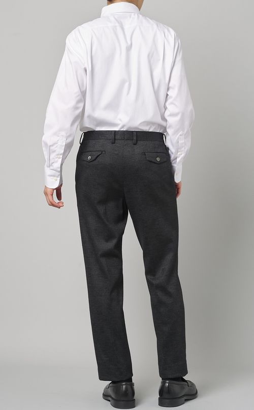 グレンチェックテーパードパンツ