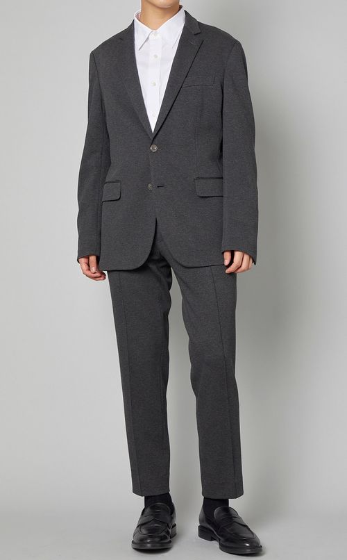 レーヨンジャガードテーパードパンツ